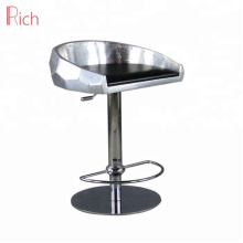 Modern Design Leisure Bar Chair PU Cover Cup Chair Swivel Aluminum Bar Stool